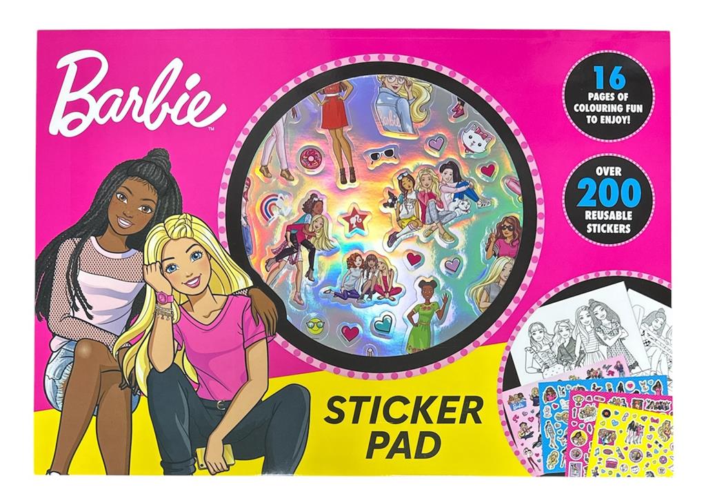 Sticker Pad Barbie