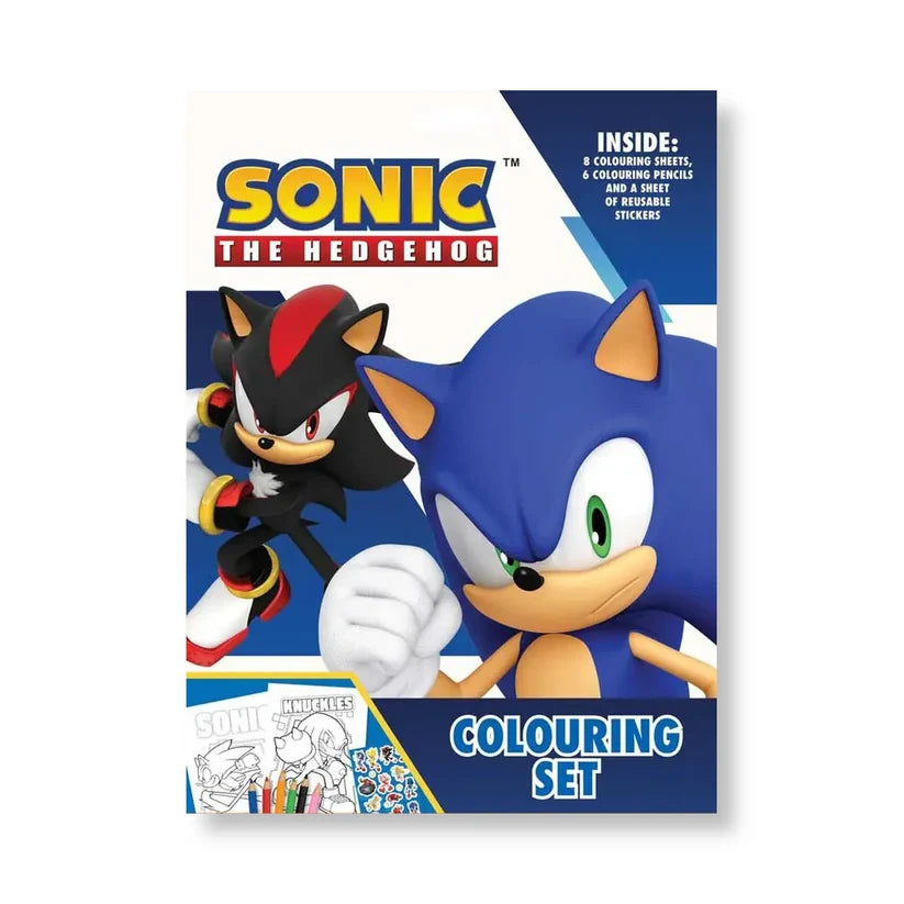 Colouring Set Sonic The Hedgehog