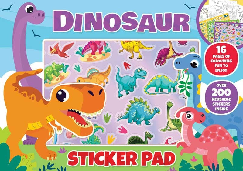 Sticker Pad Dinosaur