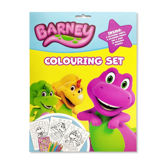 Colouring Set Barney