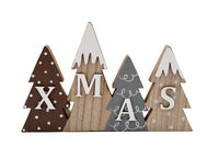 Wodden Christmas Tree Ornament 22x14cm