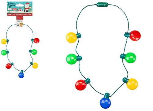 Light Up LED Bulb Necklace