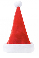 Luxury Red Plush Santa Hat