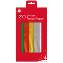 Tissue Paper 5 Colours 20 Sheet