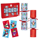 Christmas Crackers 6" Penguins 6pk