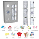 Christmas Crackers 12" Silver/White 96pk (12x8pk)