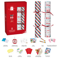 Christmas Crackers 12" Ho Ho Ho Text 96pk (12x8pk)