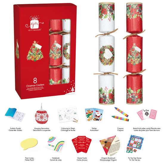 Christmas Crackers 12" Trad Foliage 96pk (12x8pk)