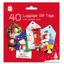 Christmas Tags Luggage Cute & Traditional 40pk