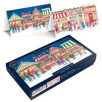 Tom Smith Luxury Slim Cards Christmas Market 15pk