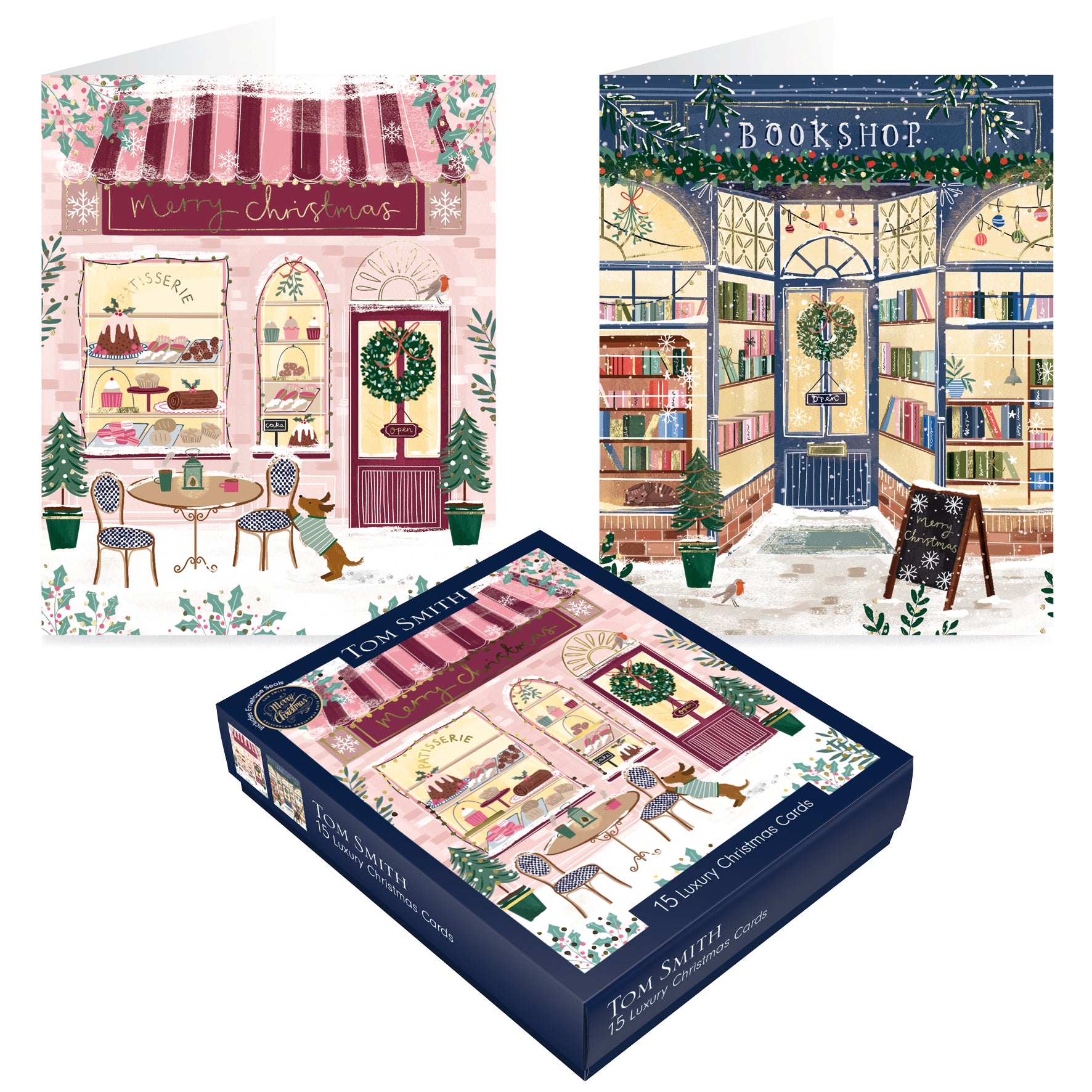 Tom Smith Luxury Boxed Cards Store Front 15pk
