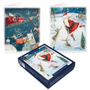 Tom Smith Luxury Boxed Cards Whimsical Santa 15pk