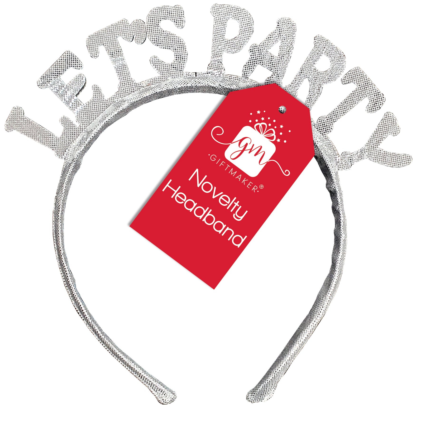 New Years Let's Party Headband 210x210mm