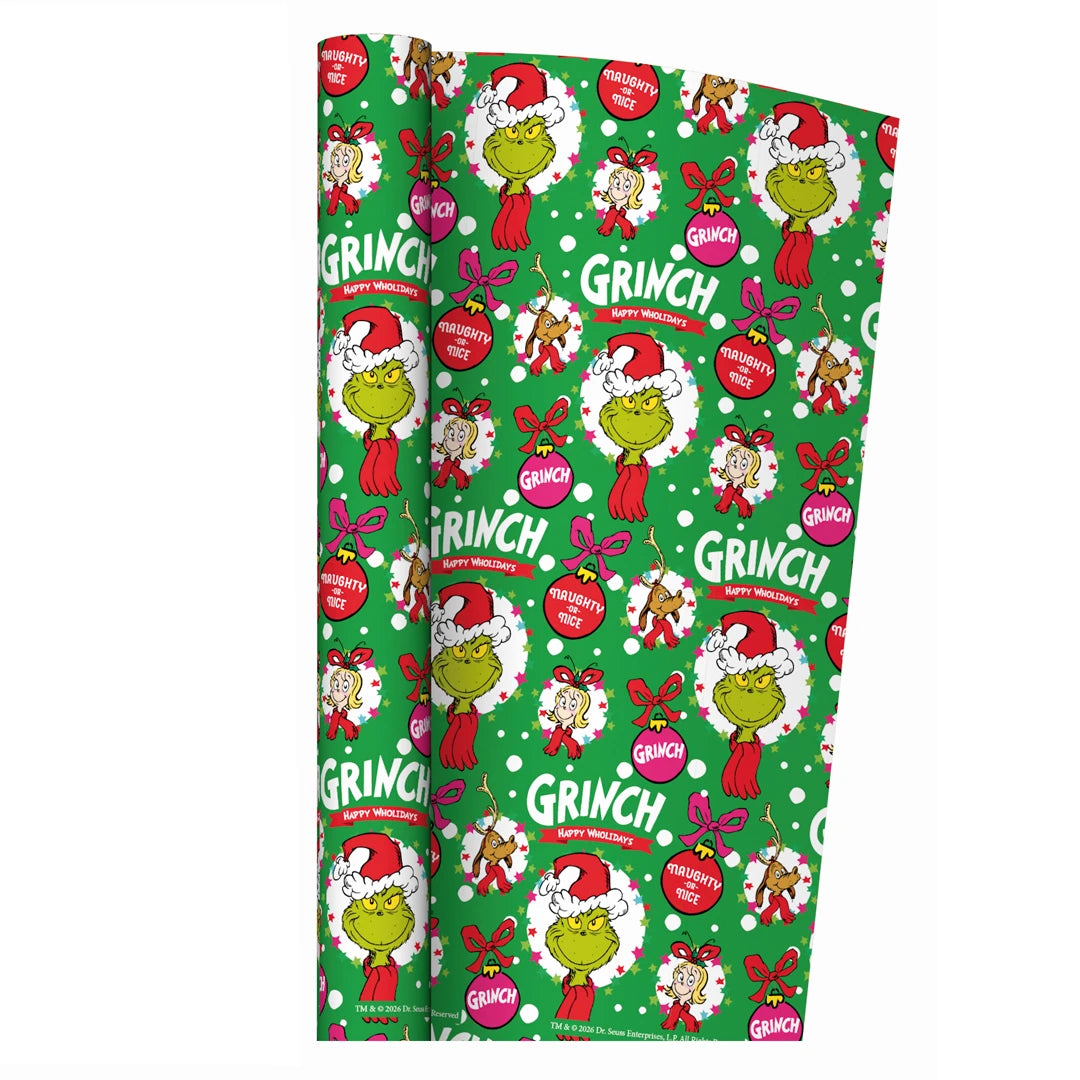 Rollwrap Grinch 2M 20pk