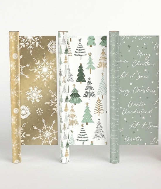 Christmas Rollwrap Nordic Noel 4M 50pk