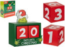 Grinch Countdown Blocks 14x6.3x16cm