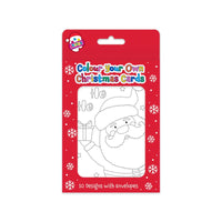 Colour Your Own Christmas Card 12x10pk