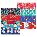 Christmas Cute Flatwrap 50x70cm 8 Sheet