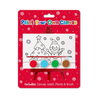 Paint Your Own Christmas Canvas 12pk