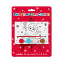 Paint Your Own Christmas Canvas 12pk