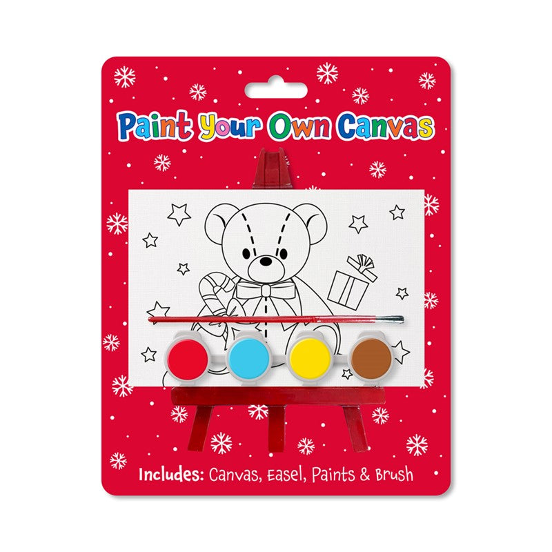 Paint Your Own Christmas Canvas 12pk