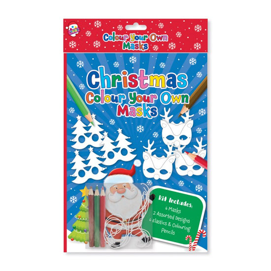 Christmas Colour Your Own Masks