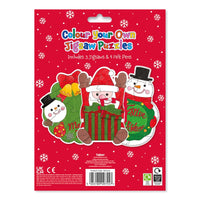 Colour Your Own Christmas Jigsaw