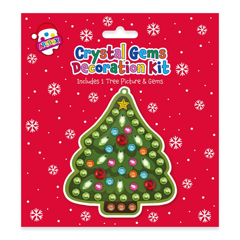 Christmas Gem Art Kit 12pk