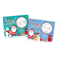 Christmas Colour & Sticker Book (Design May Vary)