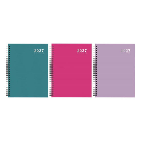 Diary A5 DAP Wiro Bright 2027 6pk