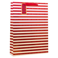 Christmas Stripe Gift Bag Extra Large 6pk