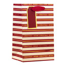 Christmas Stripe Gift Bag Small 6pk
