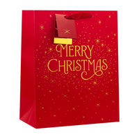 Merry Christmas Gift Bag Large 6pk