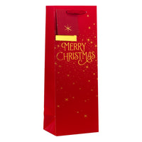 Merry Christmas Gift Bag Bottle 6pk