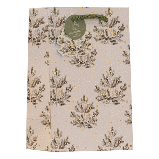 Snowy Pines Gift Bag Small 6pk