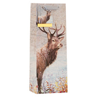 Winter Stag Gift Bag Bottle 6pk