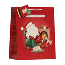 Sleepy Santa Gift Bag Medium 6pk