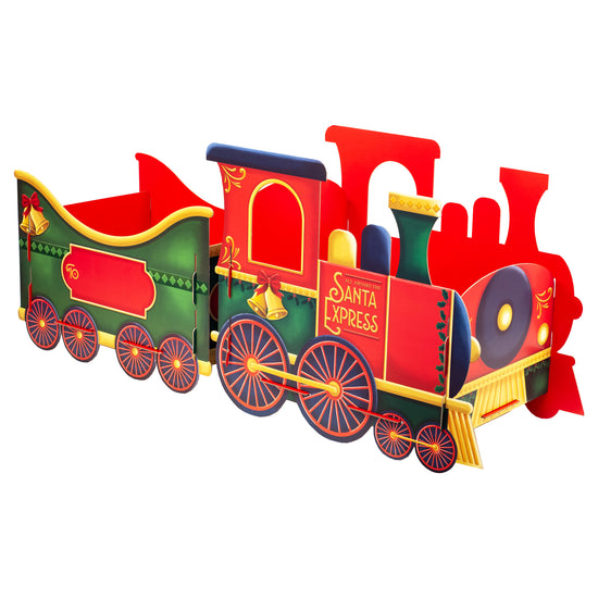 Santa Express Train Gift Box With Stickers Large