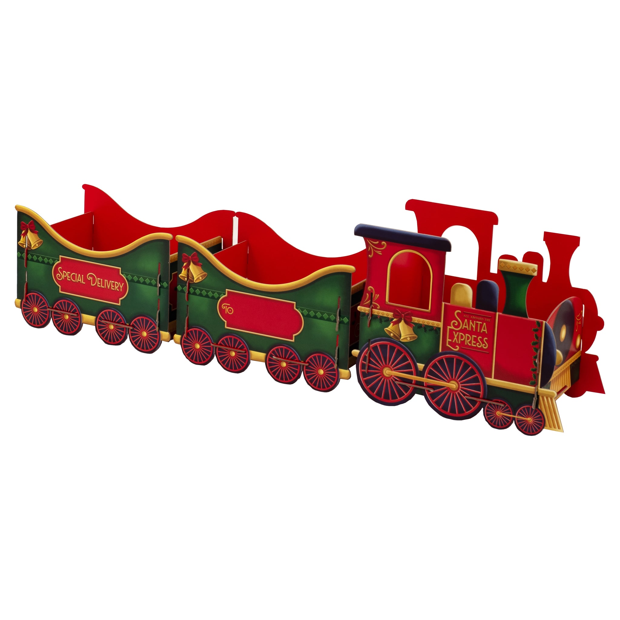 Santa Express Train Gift Box With Stickers Small
