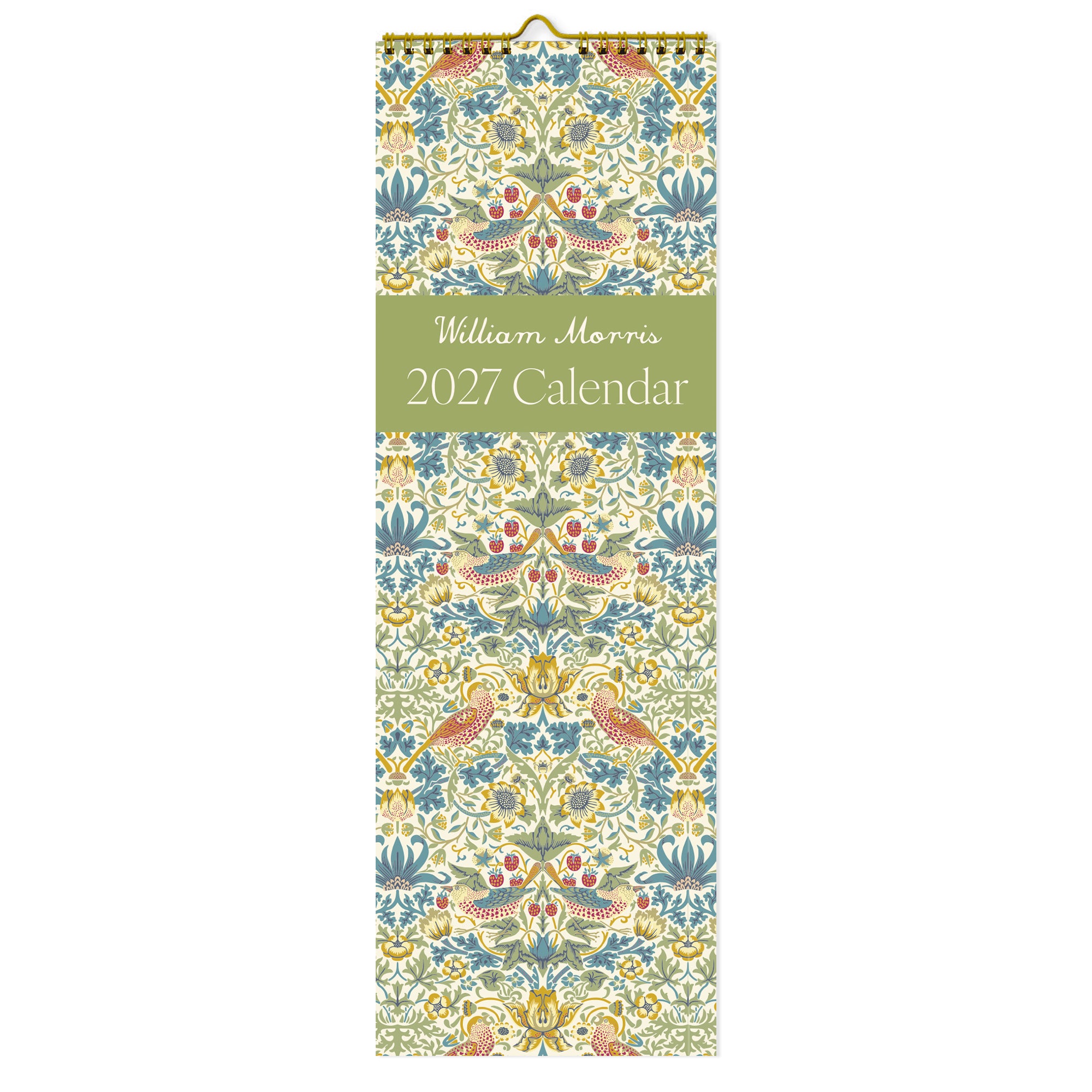 Calendar Slim William Morris 2027