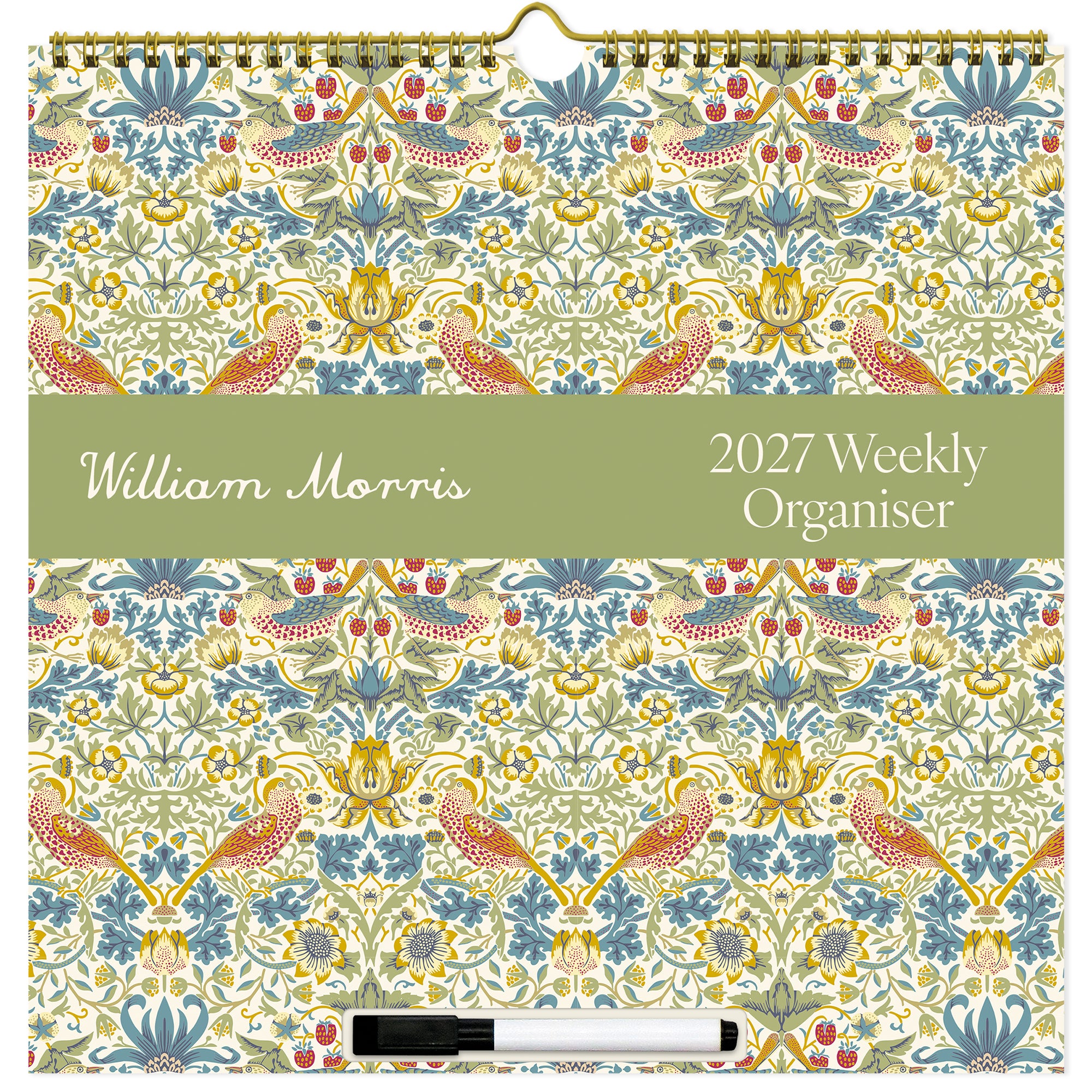 Calendar Family Organiser William Morris 2027