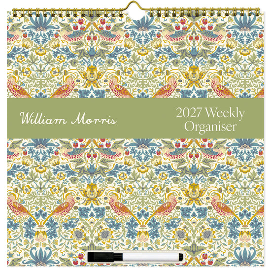 Calendar Family Organiser William Morris 2027