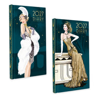Diary Slim Claire Coxon Art Deco 2027 24pk