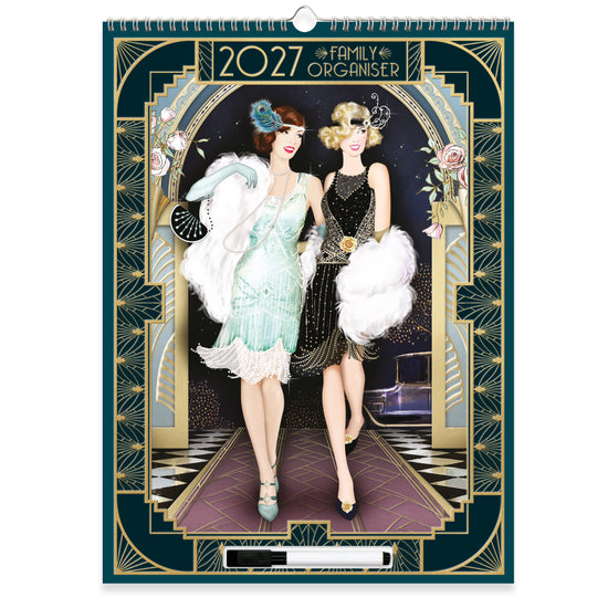 Calendar Organiser Claire Coxon Art Deco 2027