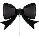 Grabo Black Bow 14" Air Fill Foil Balloon