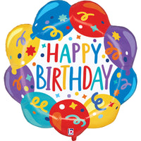 Grabo Birthday Balloon Wreath 27" Foil Balloon