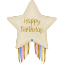Grabo Starburst Birthday 29" Foil Balloon