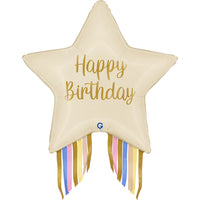 Grabo Starburst Birthday 29" Foil Balloon