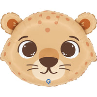 Grabo Funny Cheetah Head 18" Foil Balloon