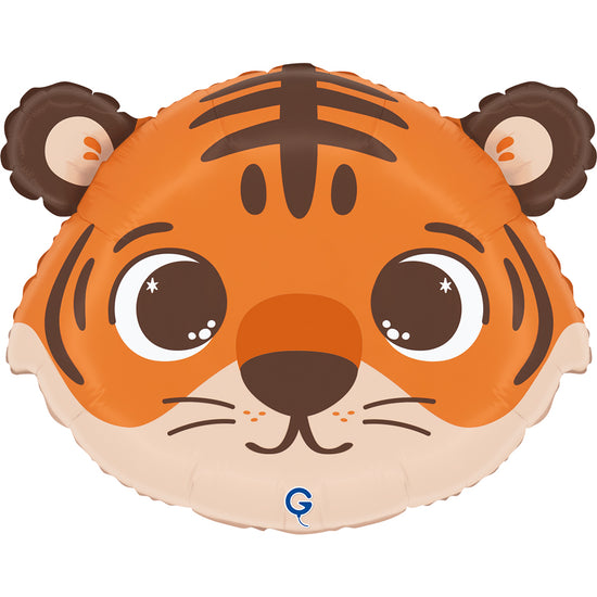 Grabo Funny Tiger Head 18" Foil Balloon
